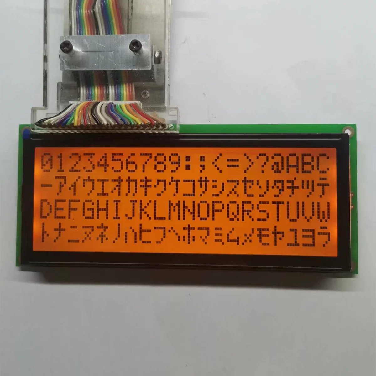 Moduł wyświetlacza LCD Surenoo Larger 204 20X4 2004, ekran LCM, niebieski, żółty, zielony, FSTN, białe podświetlenie LED, angielski, japoński. — zdjęcie 2
