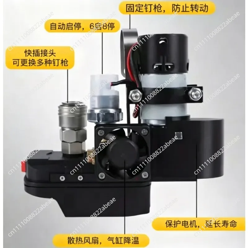 Professional Lithium Electric Pump Car Mounted Mini Small Air Compressor Industrial Compressor Parts for Woodworking DIY
