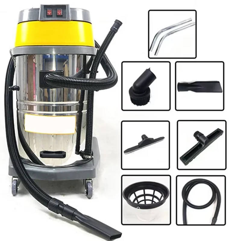 3000w Industrial Vacuum Cleaner 30L/70L Powerful High-Power Factory Workshop Vacuuming Decoration Large Suction Dust Collector