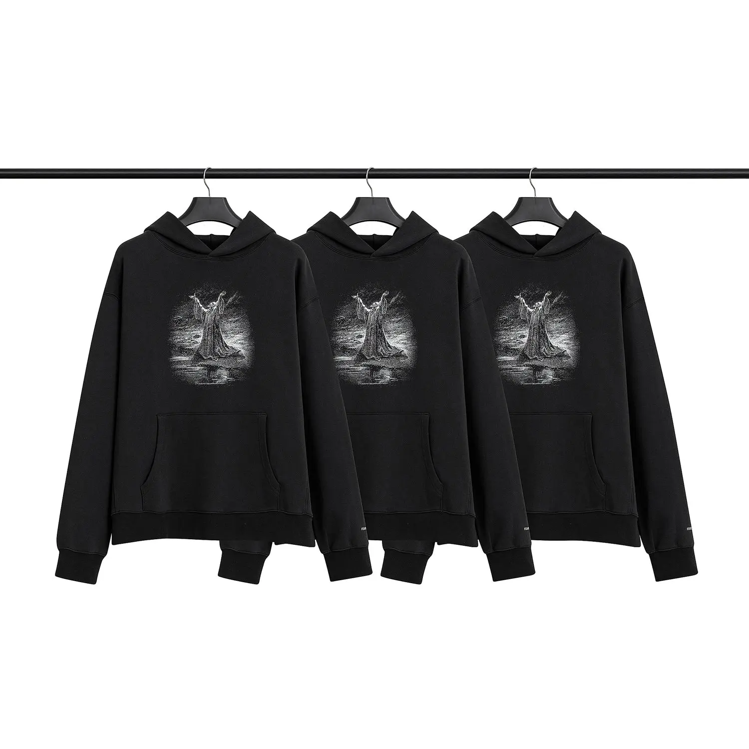 

Мужская толстовка FOG Union Limited Edition в стиле стритвир, свободного кроя, с принтом, модная повседневная модель