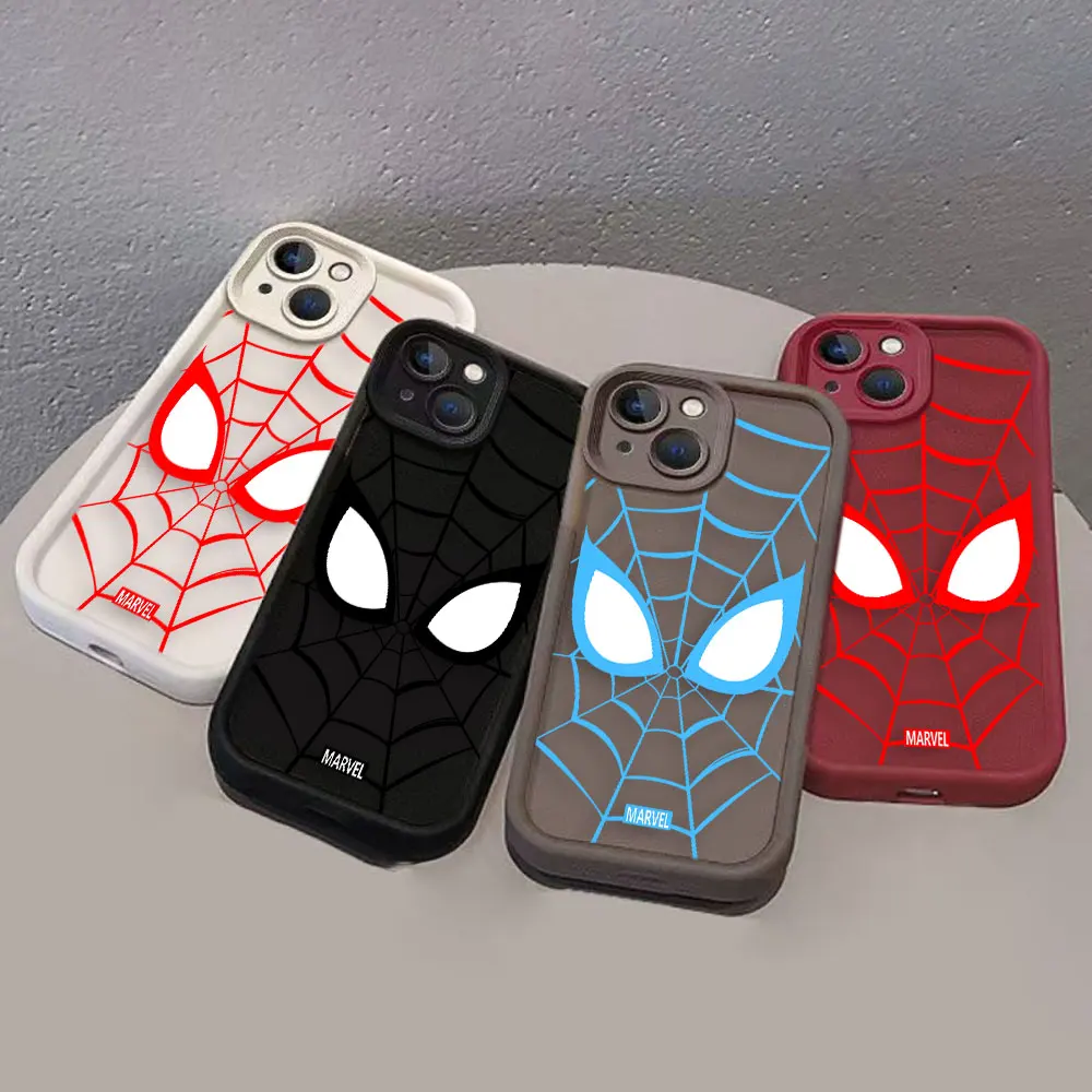 

Marvel Spider-Man Web Mask Phone Case For Samsung A13 A20S A21S A23 A24 A25 A30 A31 A32 A33 A34 A35 A50 A51 A52 A53 4G 5G Case