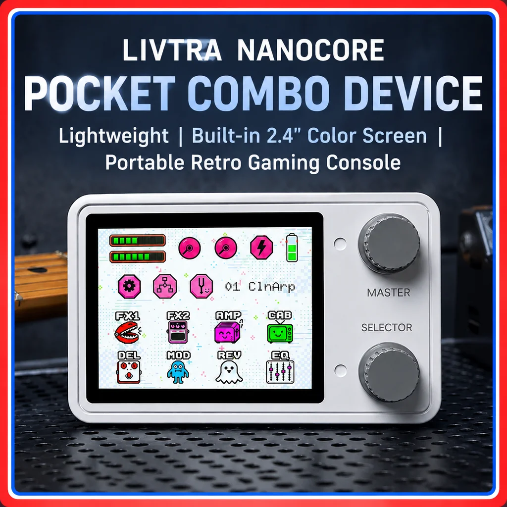 pedale-per-effetti-chitarra-multifunzione-livtra-nanocore-126g-ultra-leggero-10h-di-autonomia-display-da-24-pronto-per-nam-ir-ai-drums-loopback