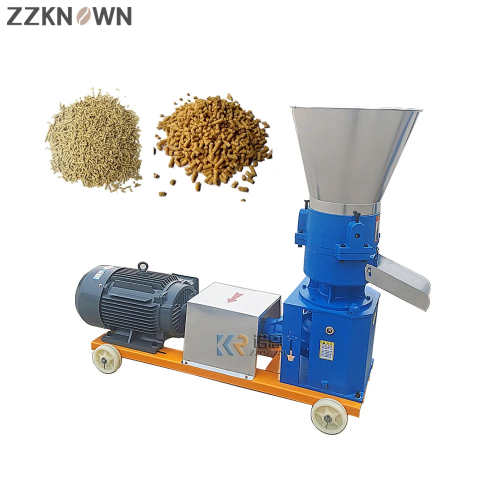 

Automatic Poultry Pig Feed Pellet Crusher Food Pelletizer Machine for Animal Feeds Cattle Chicken Feed Making Machine