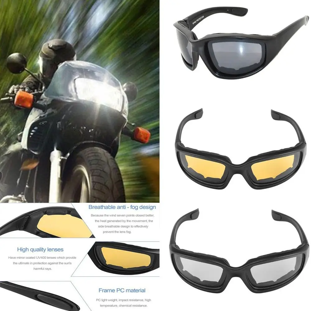 Outdoor Sport Cool Windproof Protective Gears Motorcycle Riding Glasses Goggles Scooter Sunglasses