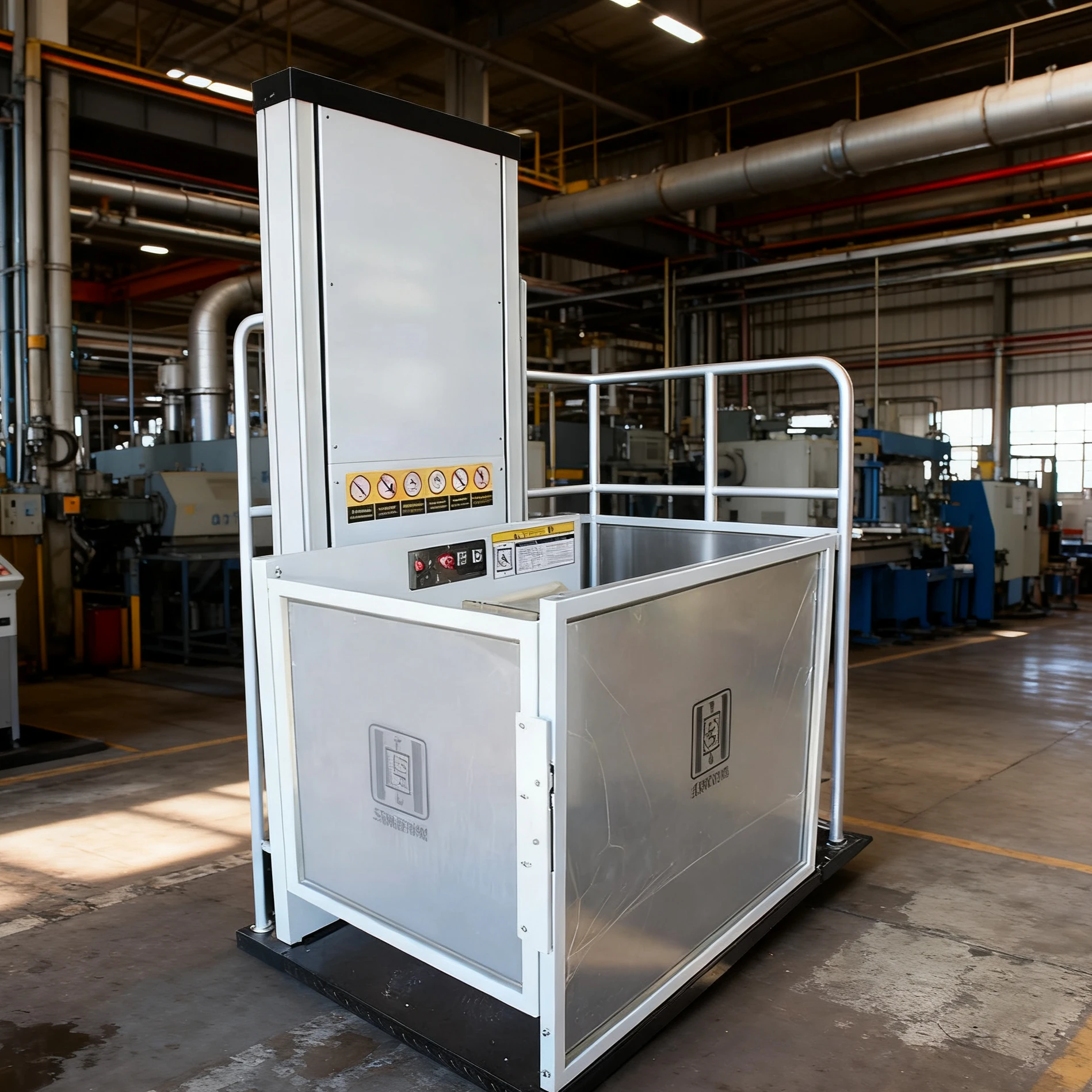 Home Accessibility Solution Porch Lift Electric Vertical Platform Lift Custom Stair Chair