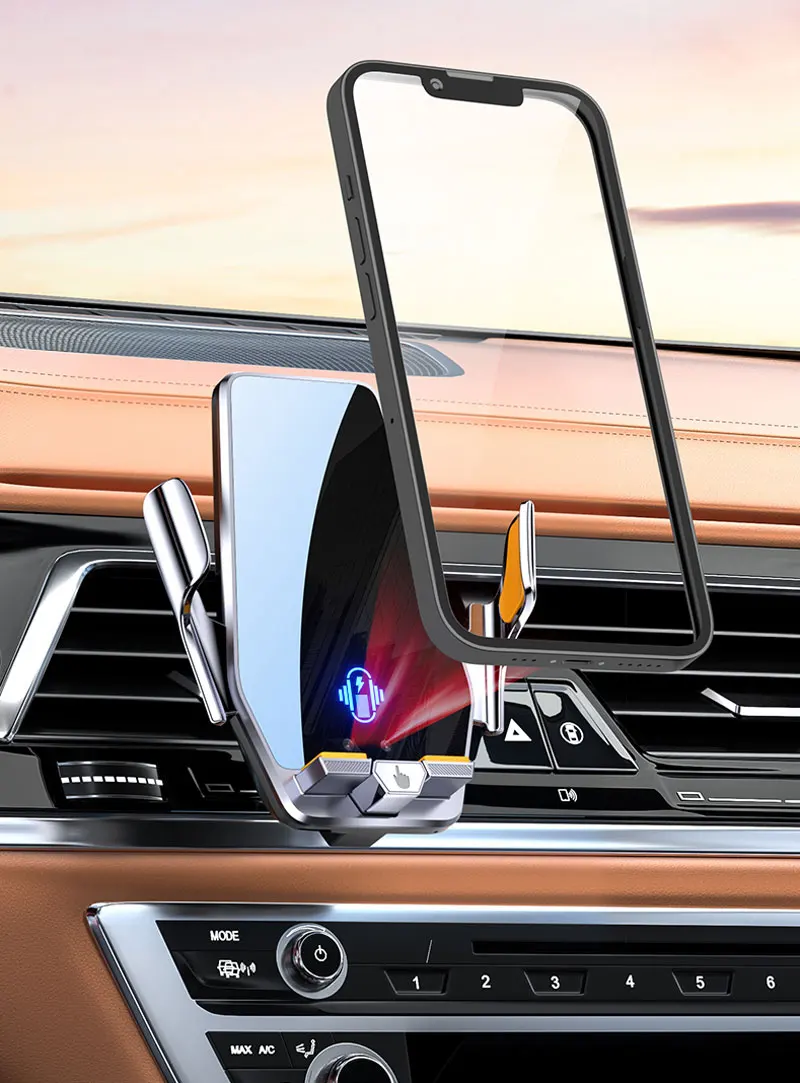 Auto-Handyhalterung für Lüftungsschlitze für Lexus CT ct200h 2011 2012 2013-2023 Magnetisches kabelloses Laden Auto-Handyhalterung für Magsafe-Halterung Zubehör – Detail 16