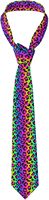 Ties For Men Rainbow Leopard Bright Ties For Men, Printed Neckties For Work, Wedding, Party, Activities