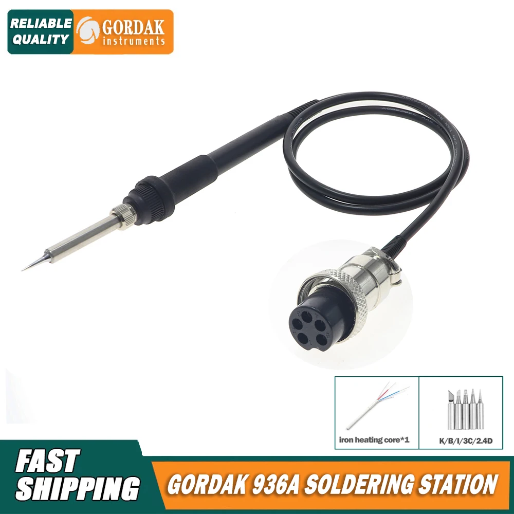 

GORDAK936A 952A 952D 863 868D Lead-free Anti-static Temperature Control Soldering Iron Soldering Station Soldering Iron Handle