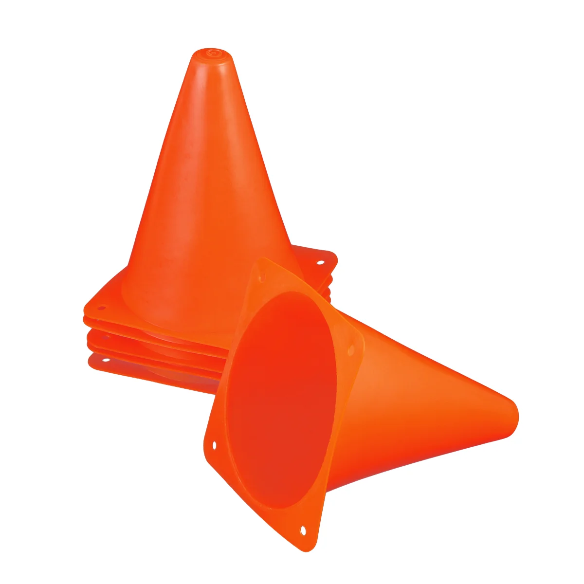 

6 PCS Basketball Number Cone Sports Toys Training Cones Equipment Orange Football