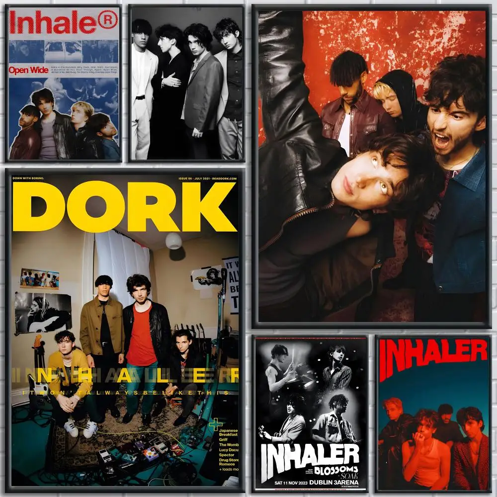 Rock Music I-Inhaler Band Poster Painting Prints Wall Art Picture Film Room Home Bar Cafe Decor Home  Mural