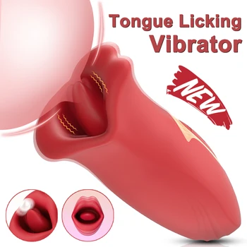 10 trybów ugryzienia sutek Clit Sucker wibrator zabawki erotyczne dla kobiet lizanie języka ssanie stymulator pochwy damski masturbator 18+