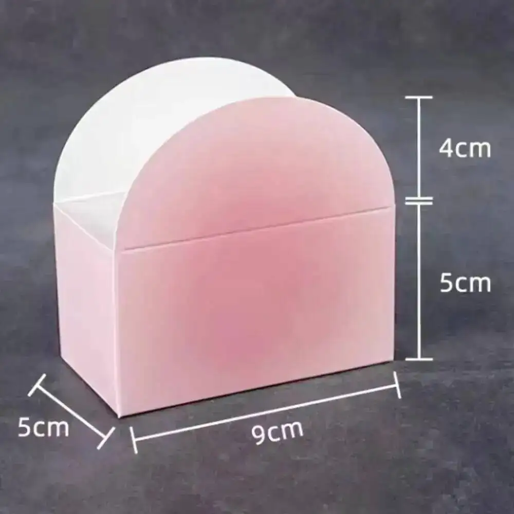 Croissant-Sandwich-Box Kraftpapier Backwaren Brot Donut Verpackungsbox für Bäckerei Frühstück Mittagessen Zubehör 50 Stück/Los – Detail 5