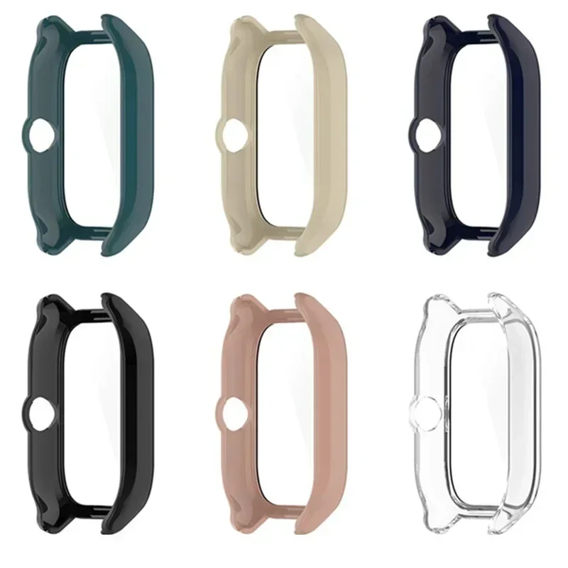 Housse PC + verre pour Huami Amazfit GTS 4 GTS 4 Mini montre intelligente, étui de protection pare-chocs pour Huami Amazfit Bip 5 3 Pro/Active(A2211)