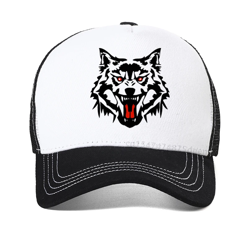 

Fashion Animal Wolf Baseball Cap Men Women Hip Hop Gorras Snapback Dad Hat Summer Breathable Mesh Trucker Cap Golf Bone
