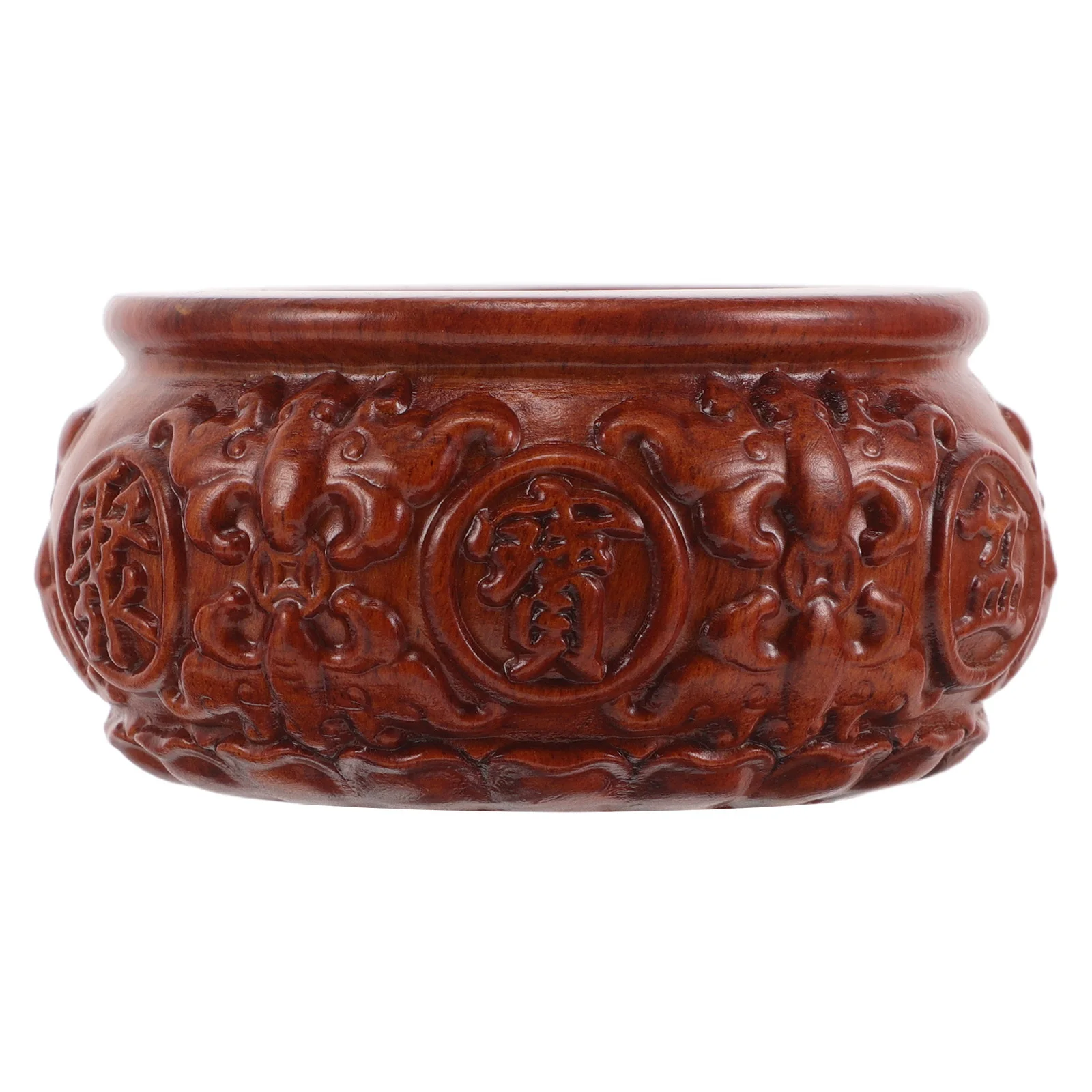 

Feng Shui Wooden Abundance Bowl Longlasting Elegance Rich Grain Patterns Harmony Prosperity Home Decor Feng Shui Wealth Bowl