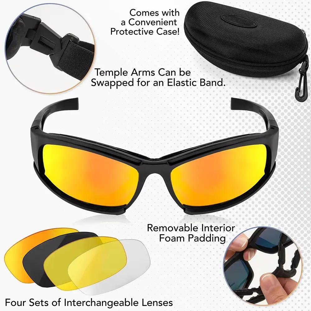 

UV Sandproof Cycling Sunglasses Full Frame Clear Outdoor Sport Goggle Popular Punk Protection Windproof Glasses Road Riding Bike