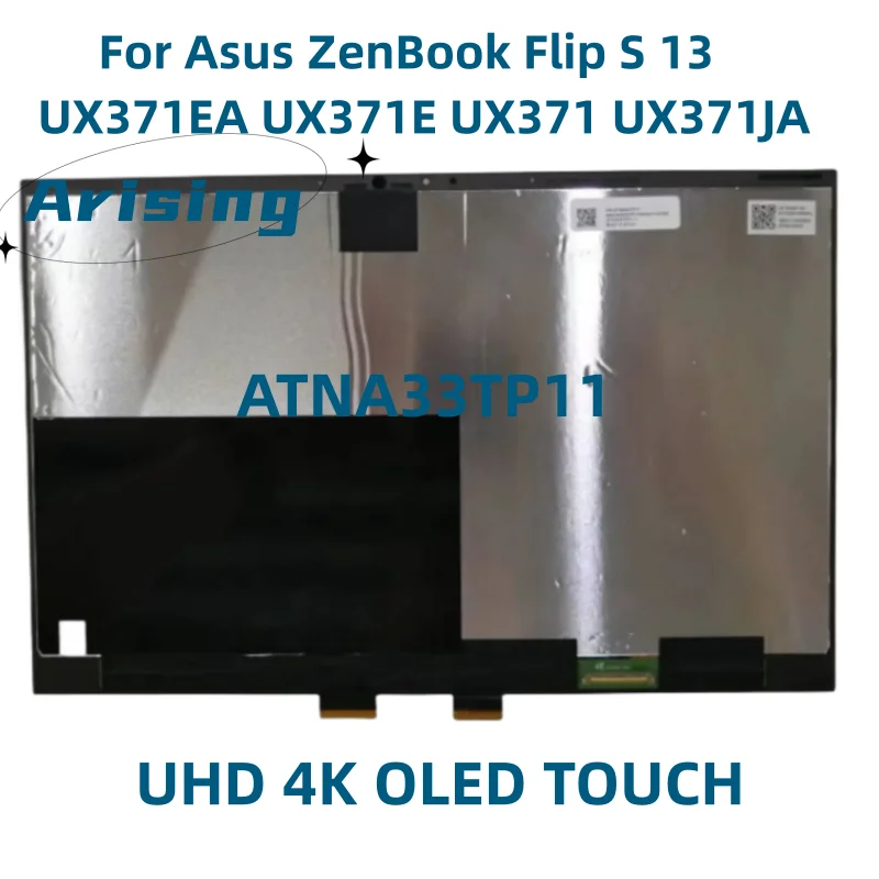 

Original OLED panel For Asus ZenBook Flip S 13 UX371EA UX371E UX371 UX371JA screen touch LCD display assembly with cover