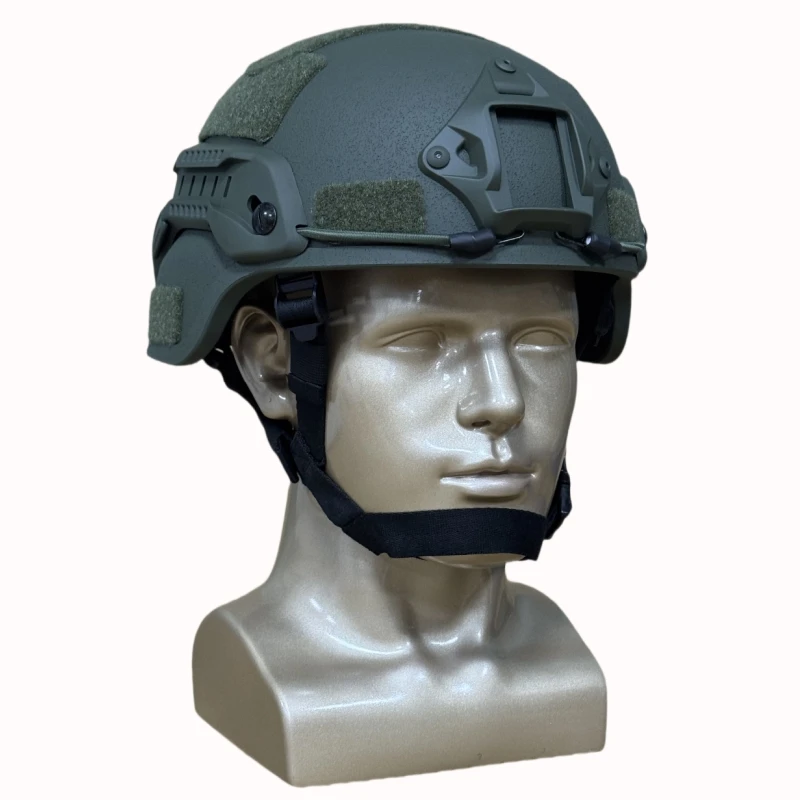 خوذة كرات الطلاء MICH2000 - خوذة مكافحة الشغب من الألياف الزجاجية المحسنة لتدريب المخيمات الخارجية وأغطية الرأس للحماية القتالية #5