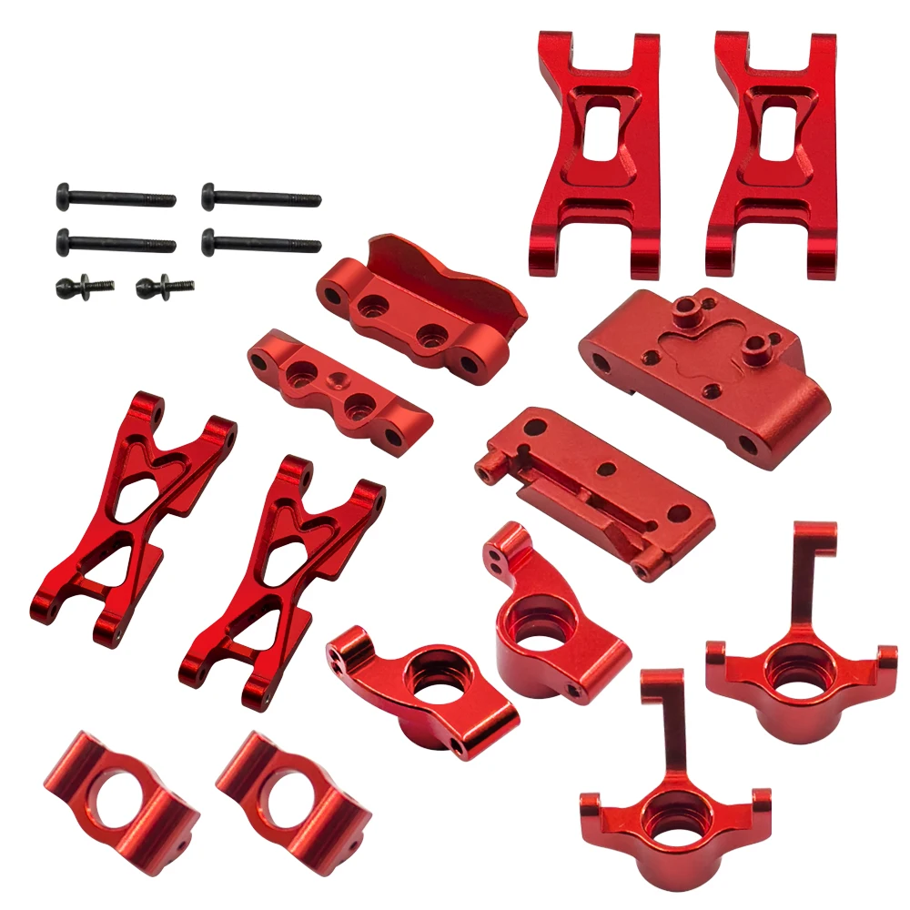 Stuurknokkels C Hubs Ophangarmen Schot Voor Losi Micro b t Upgrades Onderdelen 1/24 Accessoires Rc Auto