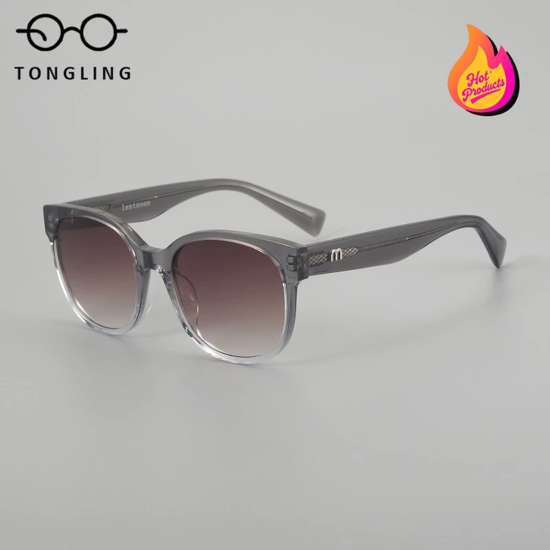 

Новая модная женская оправа для очков «кошачий глаз» из высококачественного ацетата, персонализированная мужская оправа для очков UV400, может быть оснащена линзами по рецепту