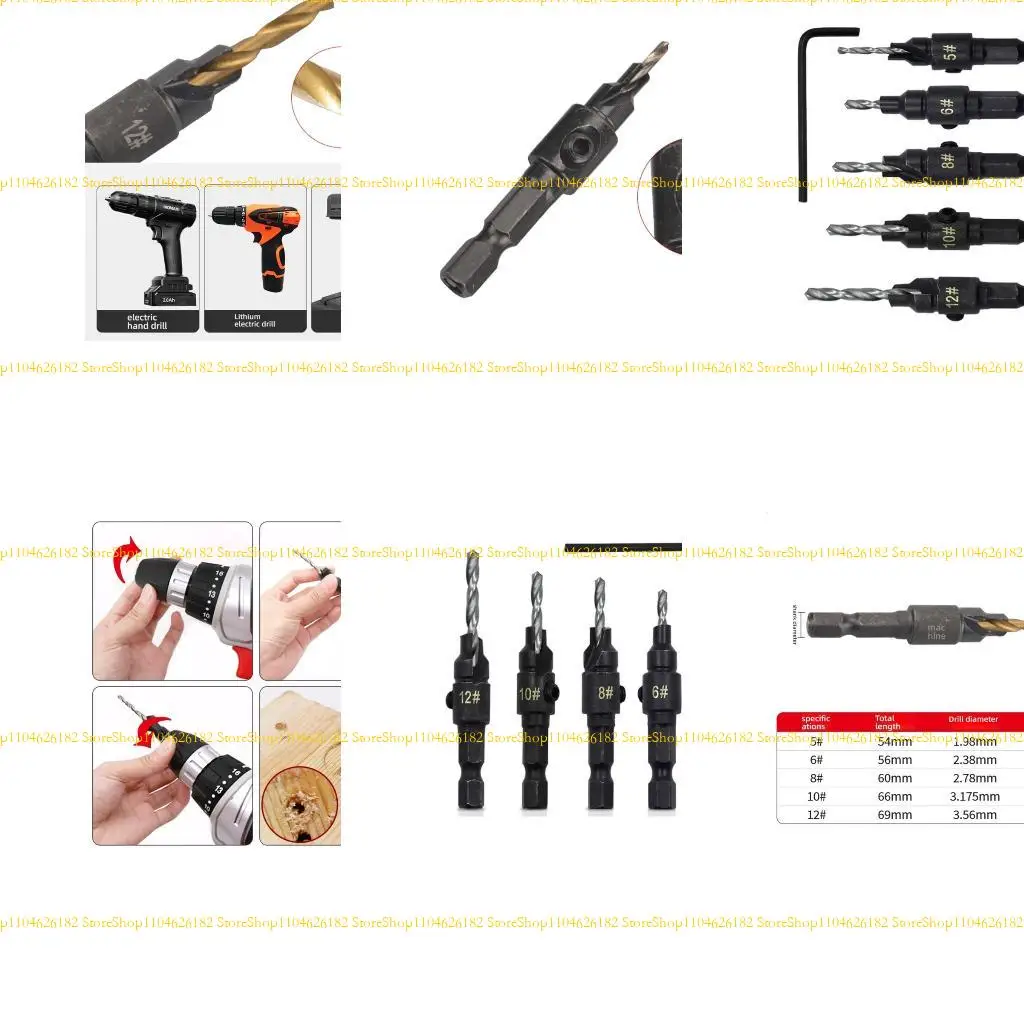

Q2Q4 Пакет из 5 1/4 -дюймового шестиугольного хвостовика
