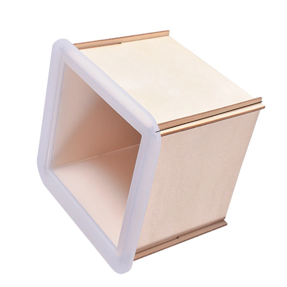 

Square Silicone Mold Epoxy Resin Molds Coaster Making Diy Accessory Dried Flower Specimen Wood Leaf Desktop Reusable Craft Frame