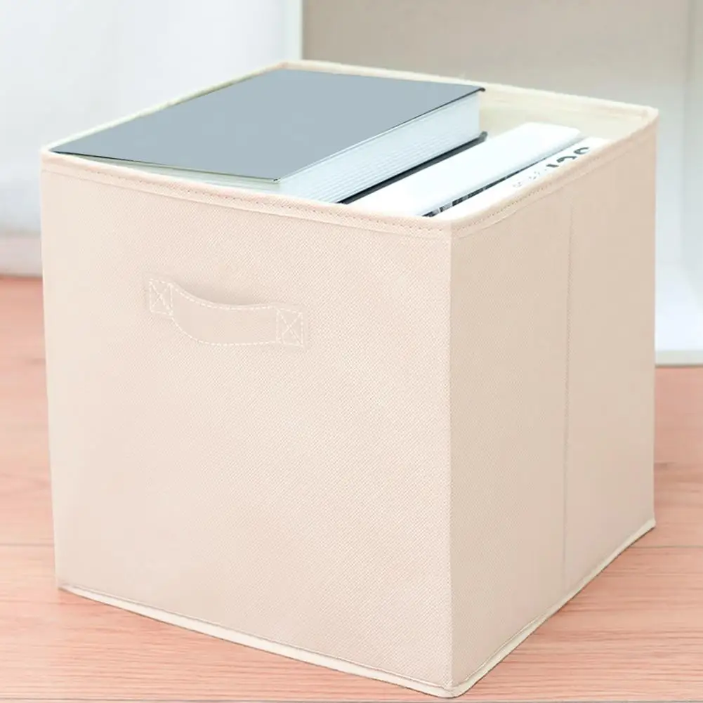 Foldable Storage Box Capacity Fabric Storage Cube with Handle for Easy Access Organization of Toys Clothes Accessories Foldable