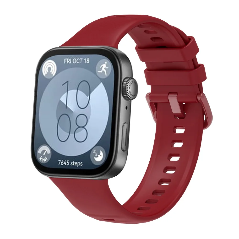 Portable Silicone Watch Strap Replacement Smart Watch Bracelet Breathable Accessories Watchband for Huawei Watch FIT 3