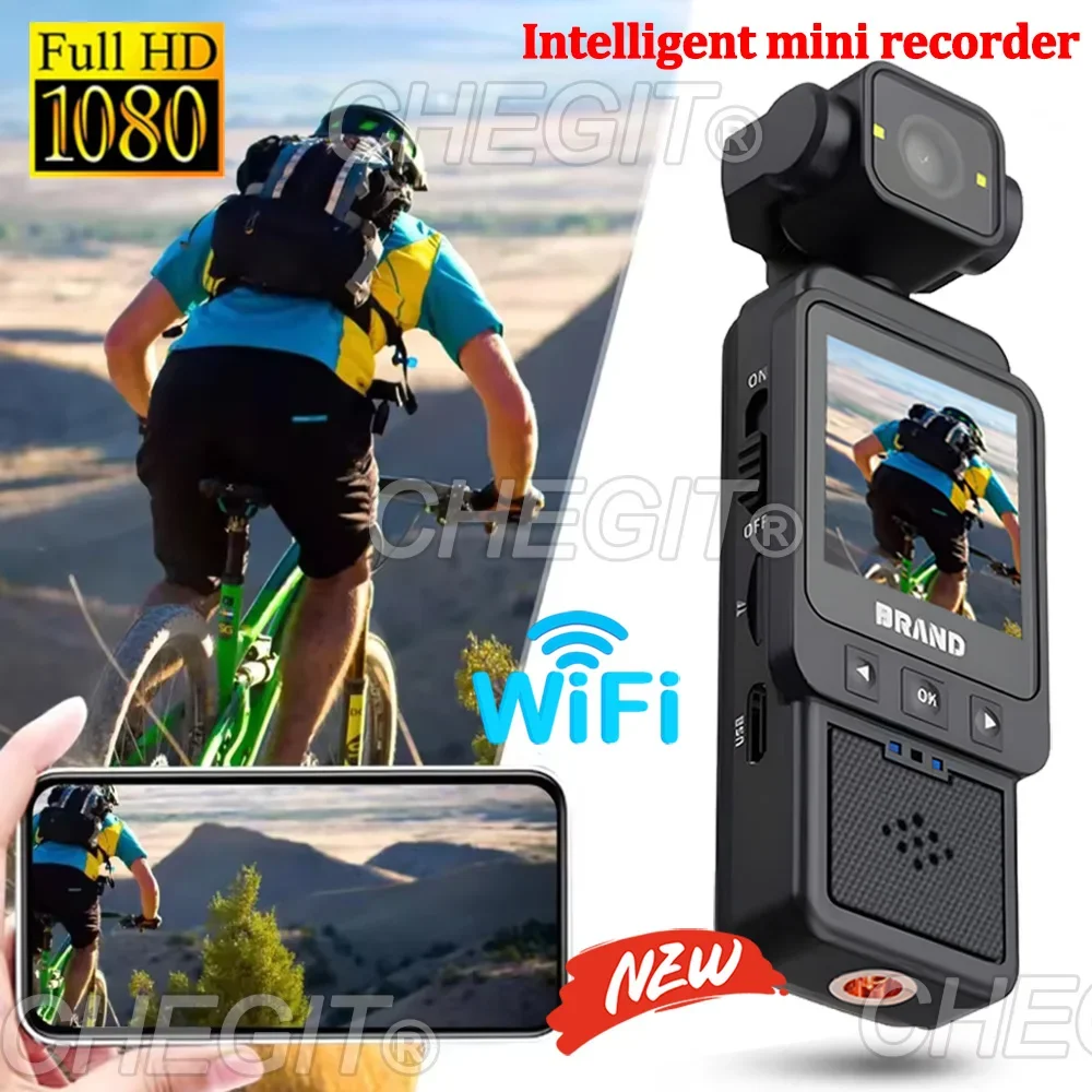 

WiFi Mini Camera Portable Digital Video Recorder HD 1080P Police BodyCam Infrared Night Vision Sports DV Riding Camcorder 카메라