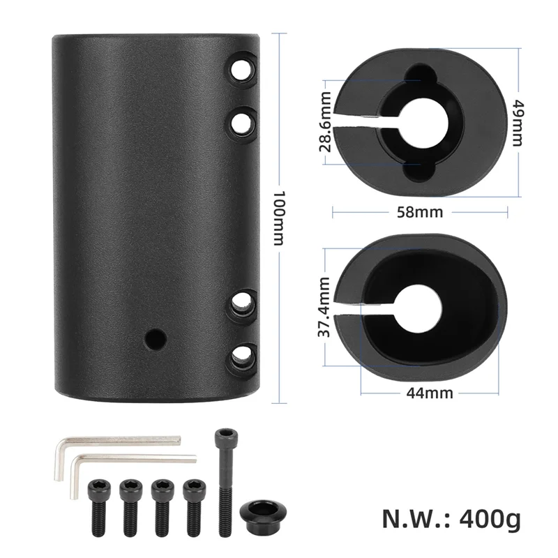 RISE MAX G30 складная фиксированная защитная база для Ninebot G30D G30L, модификация стержня электрического скутера, крепежная часть