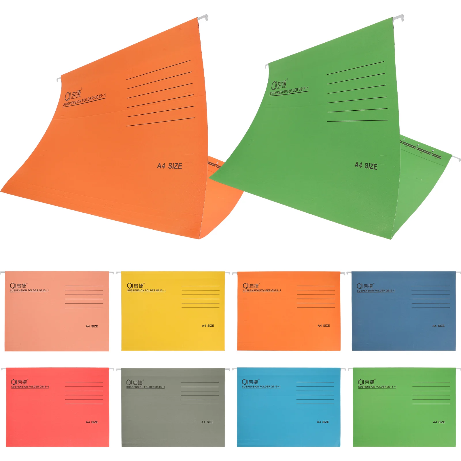 Cornice per cartelle di file sospese, supporto per documenti, armadietti, porta documenti, organizer per ufficio