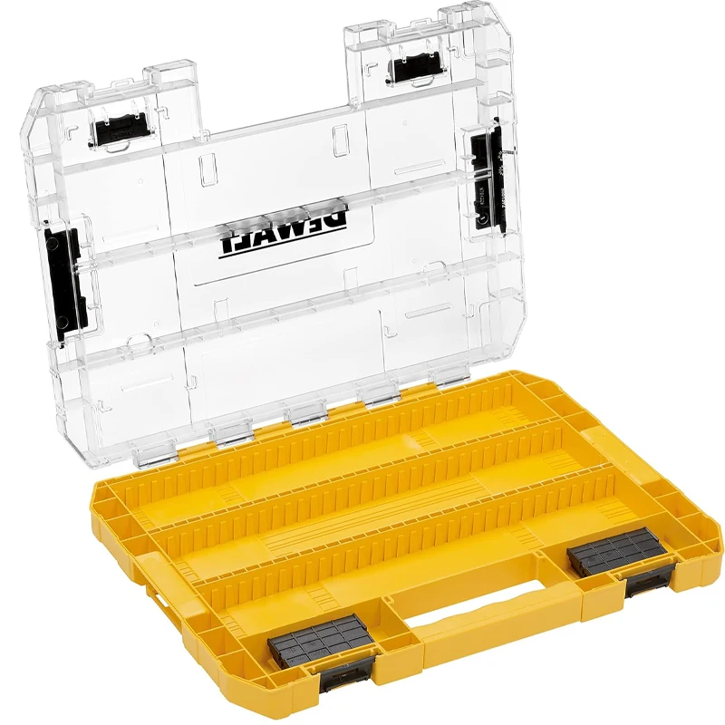 Imagem -02 - Dewalt-caixa de Ferramentas Rígida Empilhável Multifuncional Divisória Destacável Sistema Tstak Estojo Empilhável Grande Dt70839 Divisórias