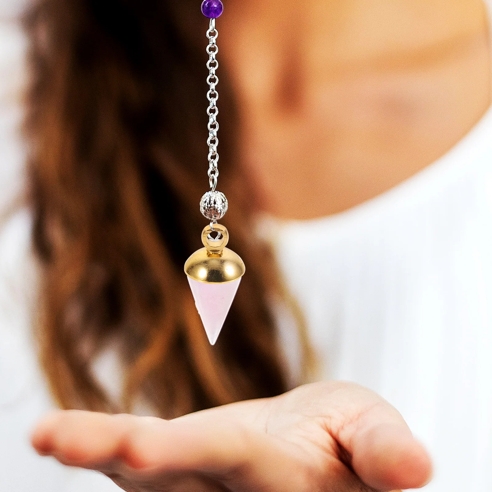 

15pcs Glass Ball Beads Jewelry Making Bail Pins Golden Color DIY Eye Pendants Craft Peg Bails Decorative