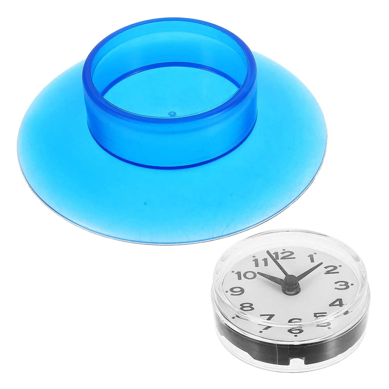 

Waterproof Suction Cup Bathroom Clock Operated Shower Timer Wall Clock for Kitchen Toilet Mirror Silent