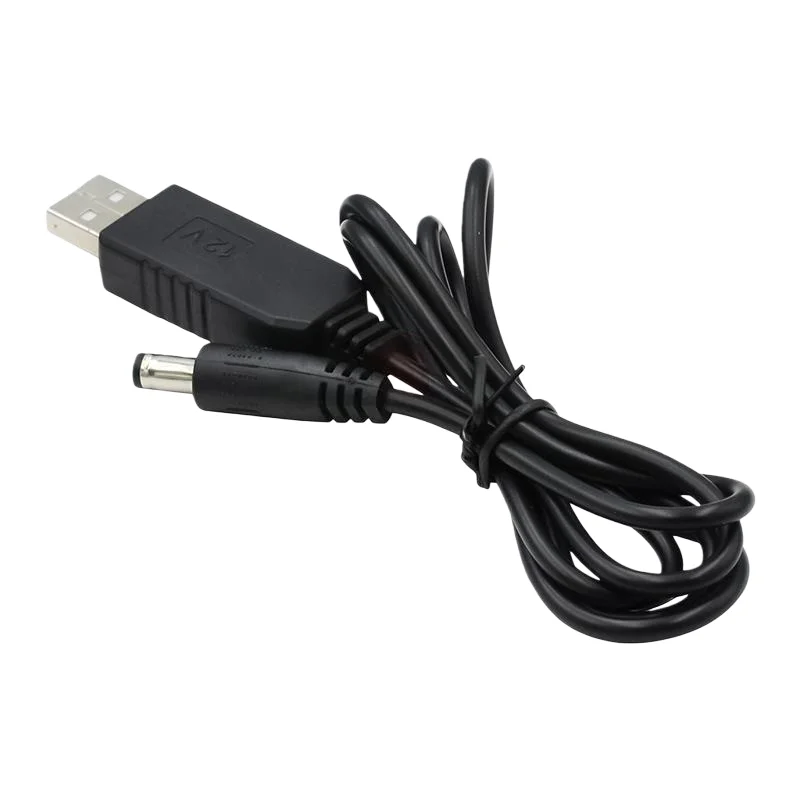 5pcs USB booster cable DC TO DC 5V/9V/12V power bank booster module DC interface 5.5*2.1MM