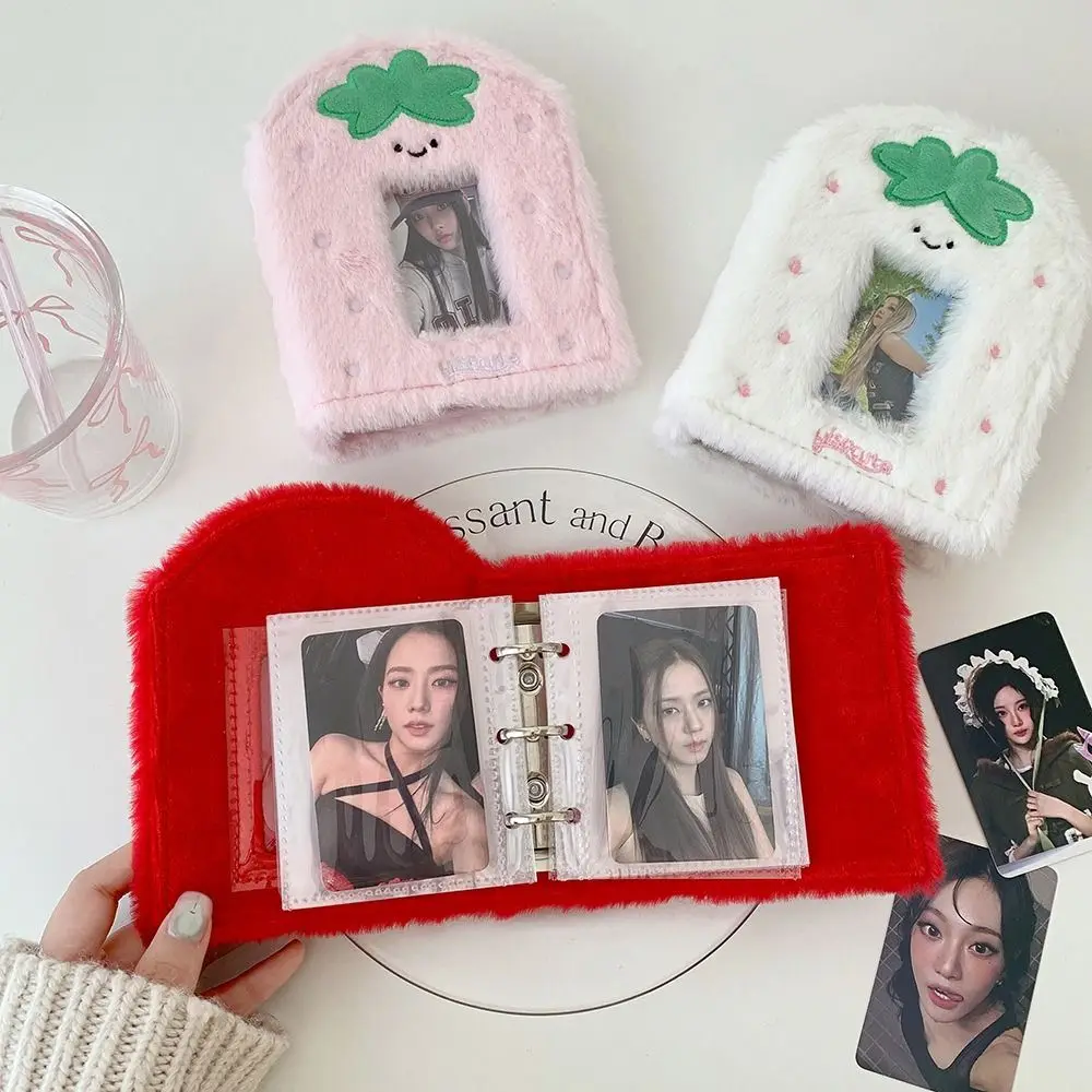 Sweet Photo Album A8 3 inch Storage Photo Card Binder Strawberry Shape Photocard Holder Kpop Idol Photo - view 4