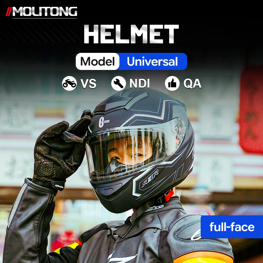 Motorcycle Full Face Helmet DOT Downhill Racing Anti-Fog Clear Vision Safety Casco for Men Women Unisex Adult Street Moto Riding