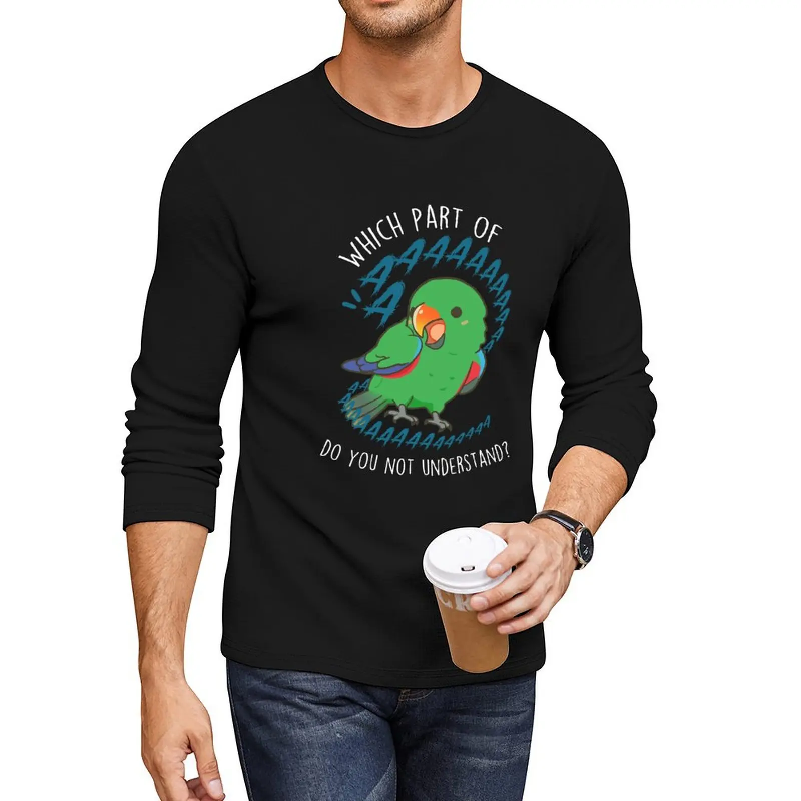 

Male Eclectus Parrot Aaaa Long T-Shirt sublime t shirt plain t-shirt sweat shirts customized t shirts Men's t shirts