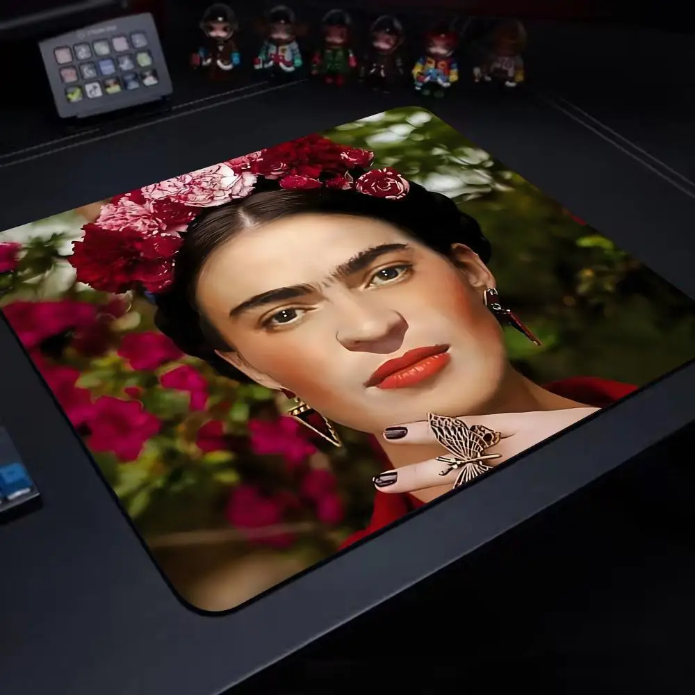 F-Frida K Women Art Mouse Pad Gaming Laptops Mousepad Gamer Carpet Keyboard Mat Desk Protector Anime Cartoon Mouse Pads