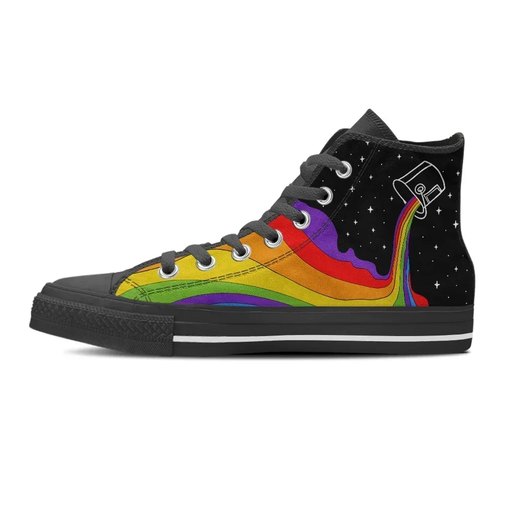 

New High Top Men Canvas Shoes Lightweight Comfortable Breathable Walking Sneakers Fashion Casual Student Shoes