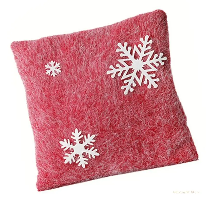 Y4UD Multipurpose Snowflake Cushion with Soft Sturdy Fabric Materials for All Ages