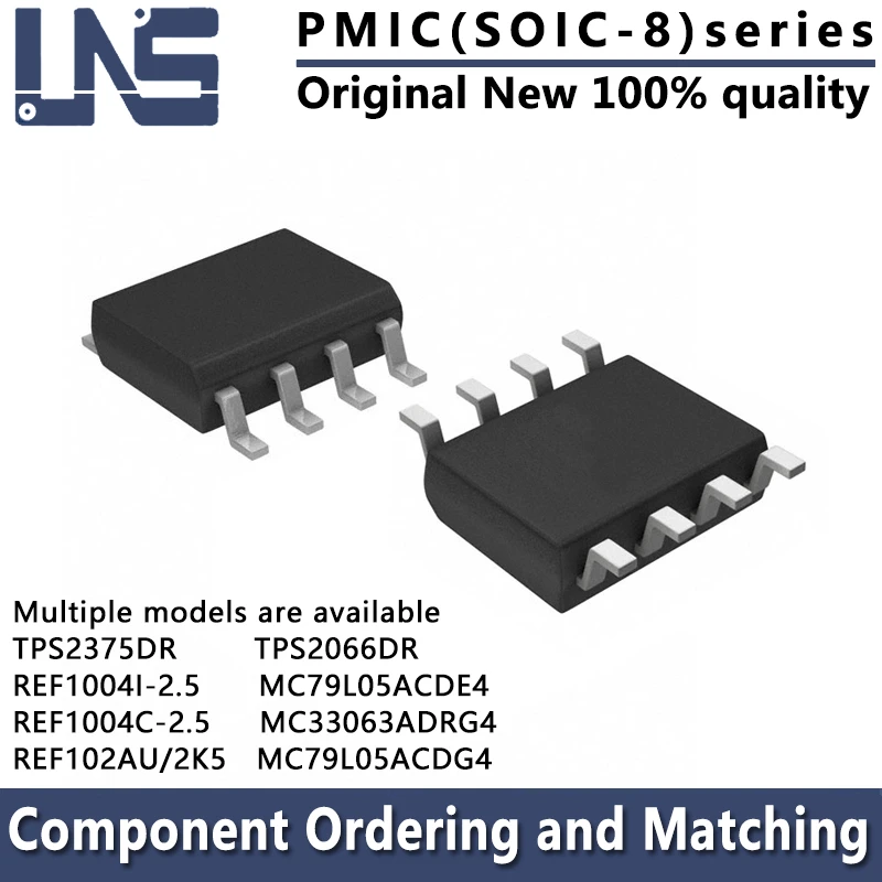 

1PCS TPS2066DR TPS2375DR MC33063ADRG4 MC79L05ACDE4 MC79L05ACDG4 REF1004C-2.5 REF1004I-2.5 REF102AU/2K5 SOIC-8 PMIC