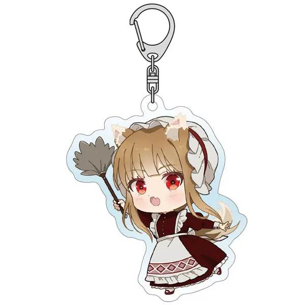 Anime Spice and Wolf Acrylic Keychain Model Cosplay Plate Holder Birthday Fans Christmas Desk Decor Plate Gift