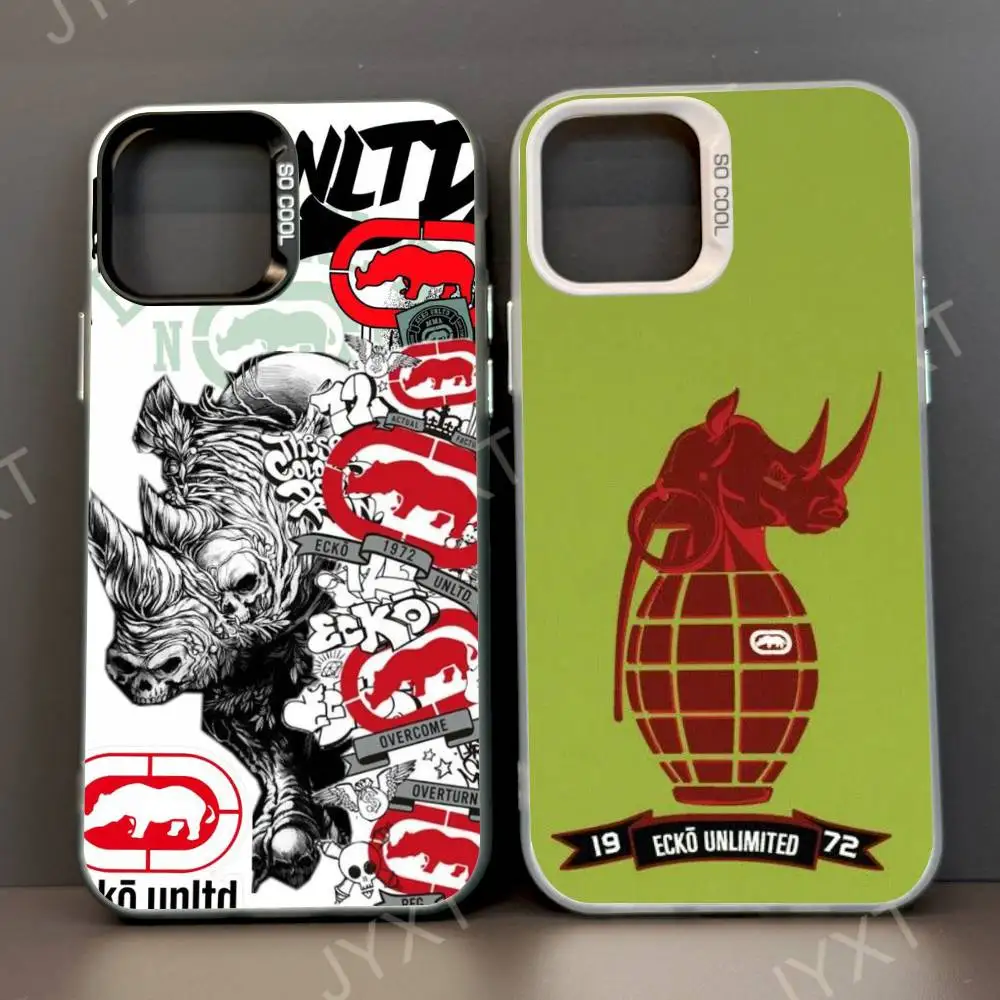 حافظة هاتف عصرية رائعة E-Ecko U-Unltd لهاتف Apple 11 12 13 14 15 16Pro Max Plus حافظة هاتف متقدمة للحماية