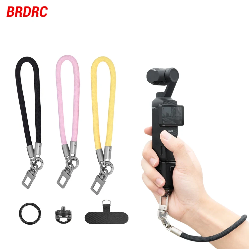 Flymile Lanyard for DJI OSMO Pocket4/3/Osmo 360/Action 5 Pro/Insta360 X5 for iPhone Wrist Hand Strap Anti-lost Accessories