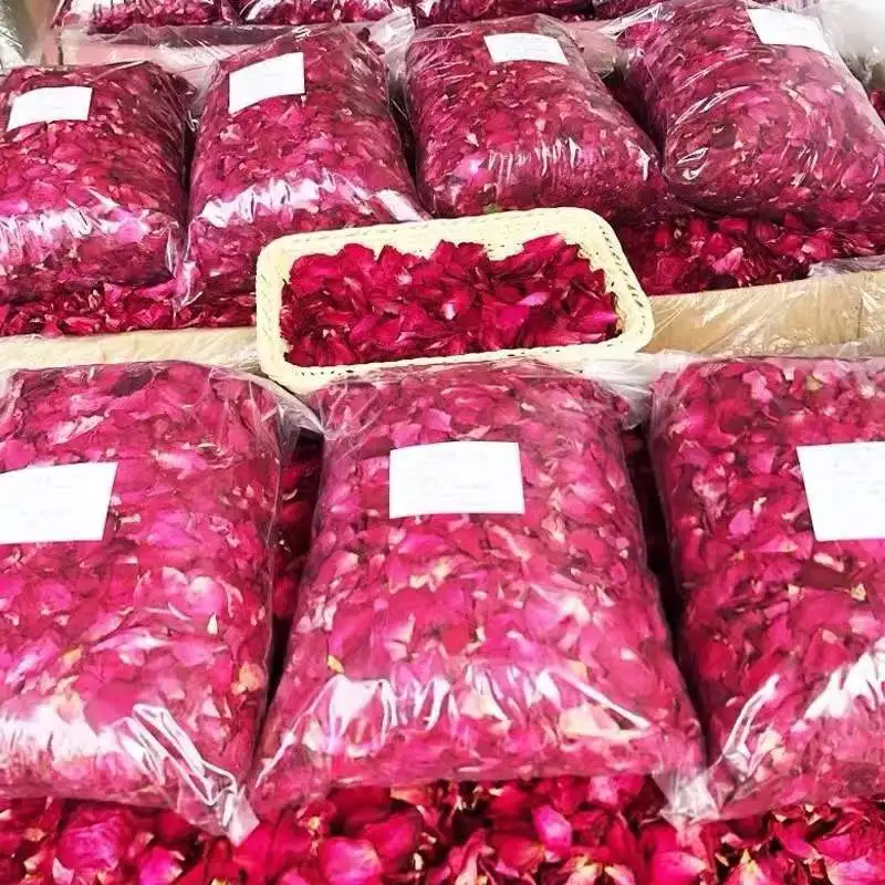 Petali di bellezza per il bagno di petali secchi di rosa del piede di fiore sfuso da 100 g