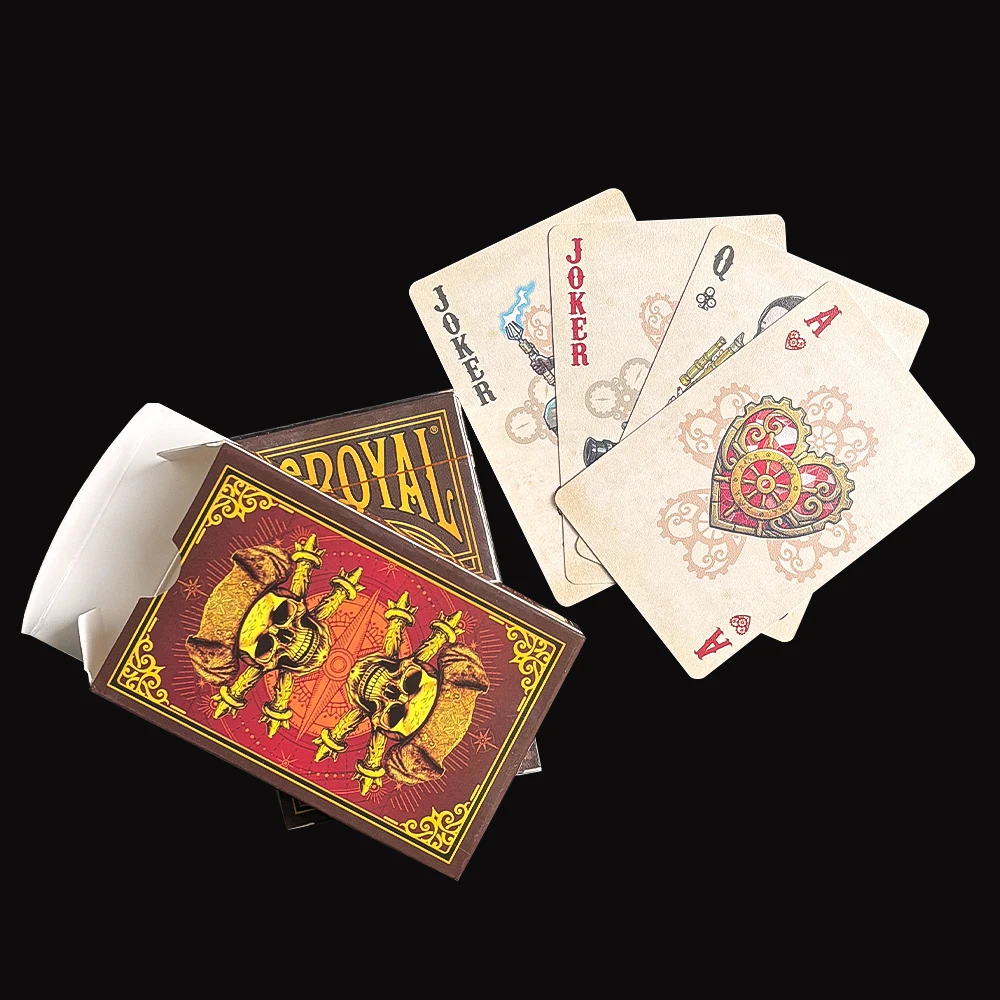 Pirate Series Playing Cards Waterproof Frosted Poker Cards Vintage Deck of Cards for Entertainment, Collections and Gift Giving