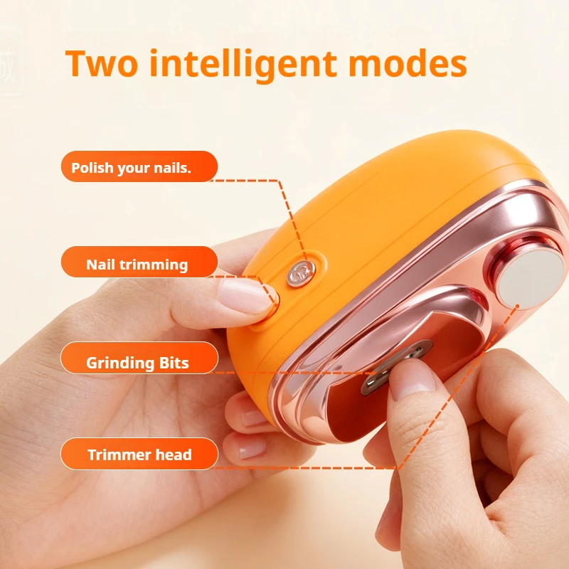 Electric Automatic Nail Clipper with Light Rechargeable Fingernail Trimmer Nail Clipper for Smooth and Safe Manicures