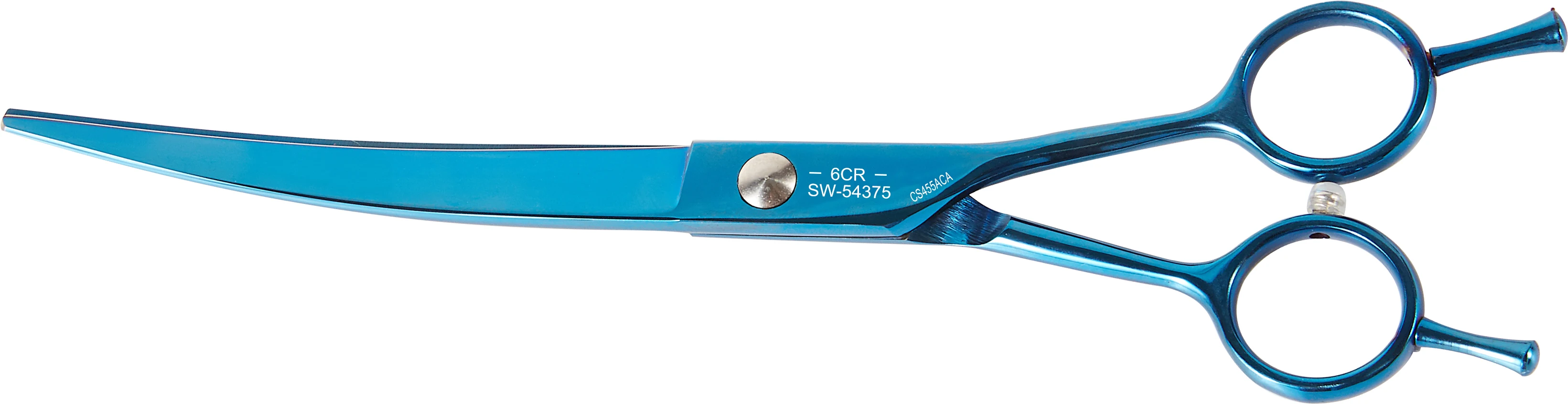 

Stainless Steel Professional Hair Scissors Swan Professional Hair Cutting Scissors Dog Grooming Curved Scissor