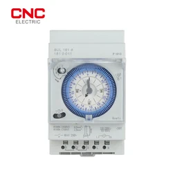 CNC SUL181d Time Relay Track Installation Mechanical Timer 220V 24-hour Industrial Time Control Switch